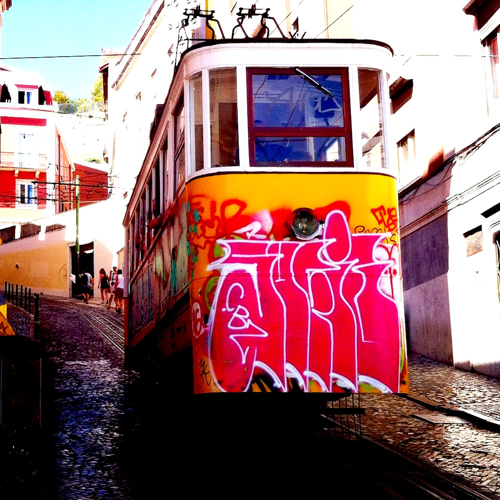 trams in Lisbon