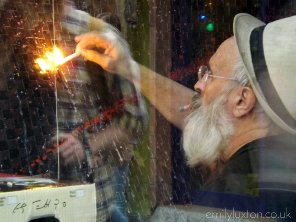 Artist in Athonos Market