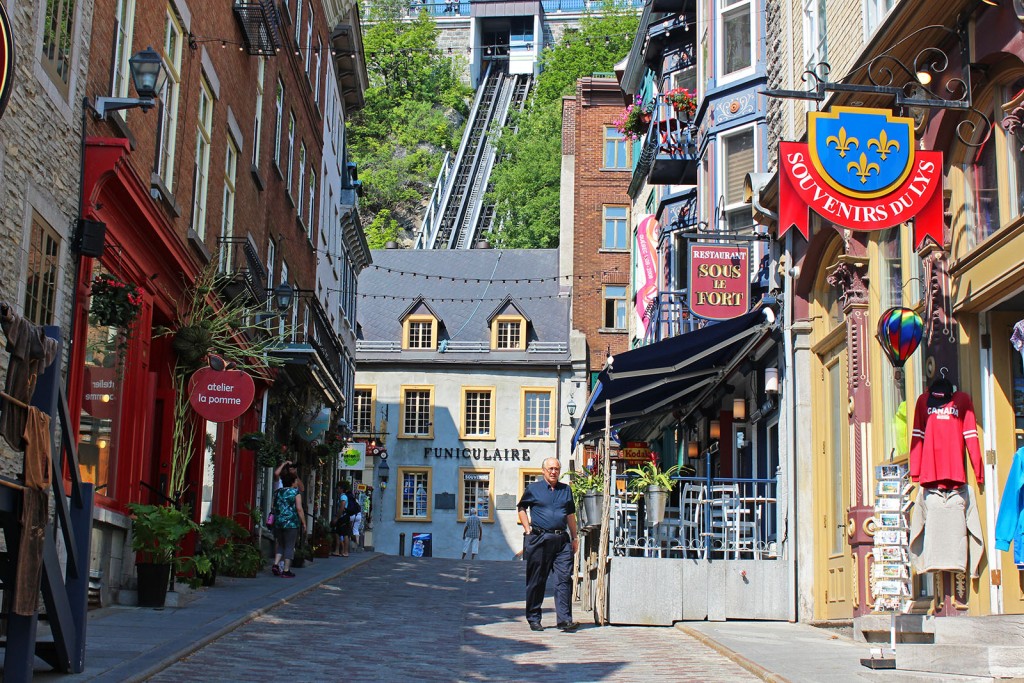 Funicular, Quebec City. Image by Justin Plus Lauren