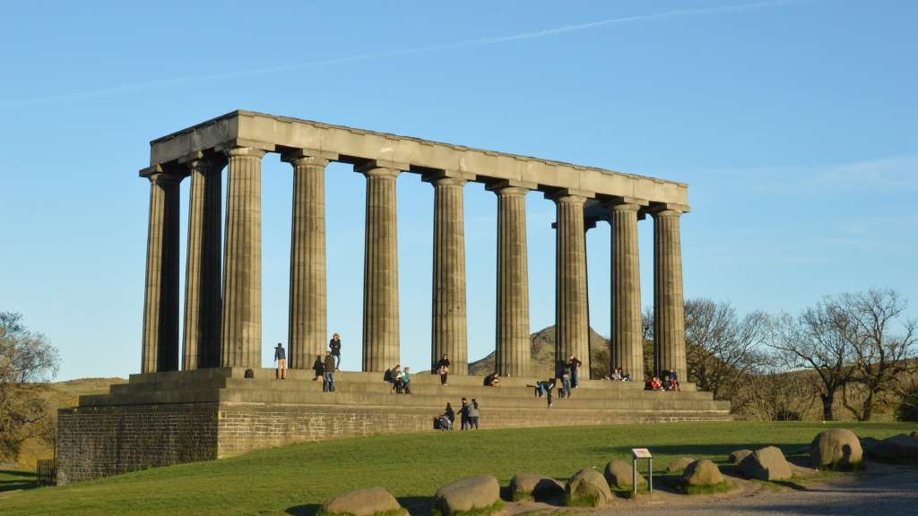 Calton Hill. Image by David Cockburn