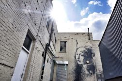 Banksy art in Bristol. Image by Kirstie Pelling