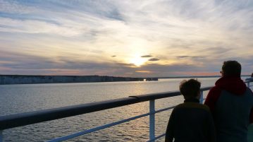 Ferry travel- a real option to flying; Image by Laura Hitchcock