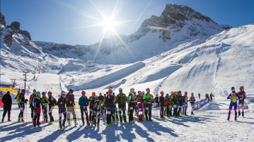 spring skiing tignes